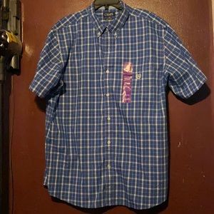 New Chaps short sleeve button up shirt XXL